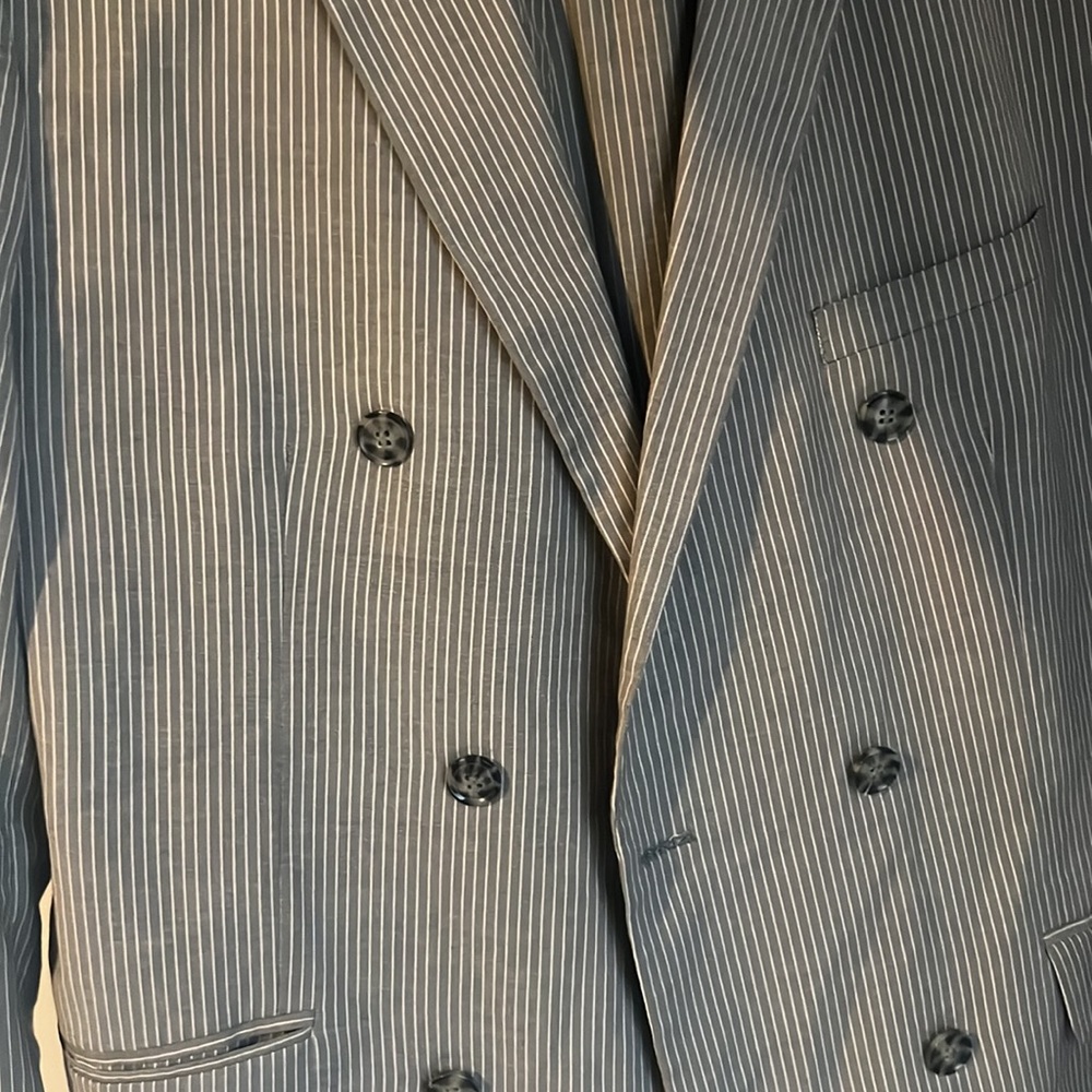 Gray Double Breasted Suit - image 2